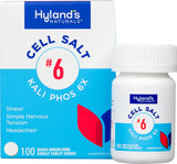 Salt celular de Hyland #6 Kali Phos 6x 100 tabletas