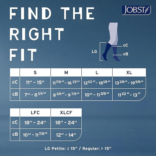 Jobst Relief Knee High Open Toe 15-20 Beige S