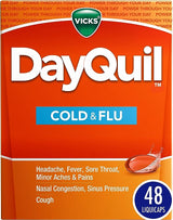 Vicks Dayquil Cold & Flu Liquid Capsules 48ct