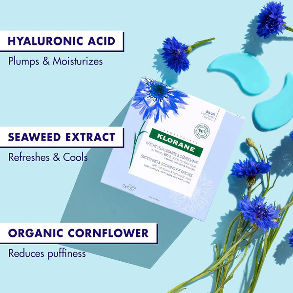 Klorane Smoothing And Relaxing Patches With Soothing Cornflower