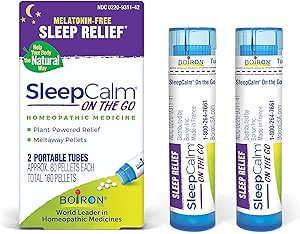 Boiron Sleepcalm On The Go Tubes 2ct 160 Pellets