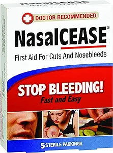 Nasalcease stop hemorgentes nasal 5 paquetes