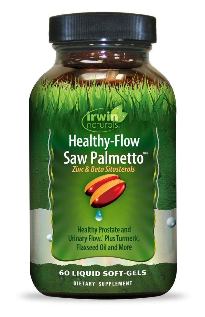 Irwin Flujo sano Saw Palmetto Liquid Softgel 60CT