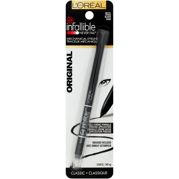 Loreal Infallible Never Fail Pencil Eyeliner with Built in Sharpener