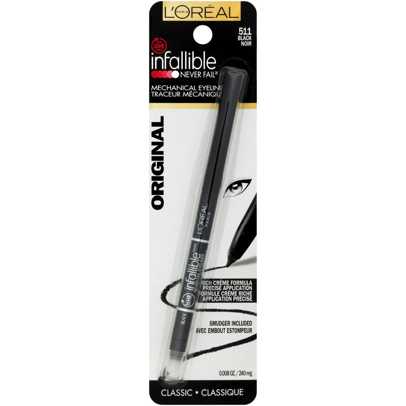 Loreal Infallible Never Fail Pencil Eyeliner with Built in Sharpener