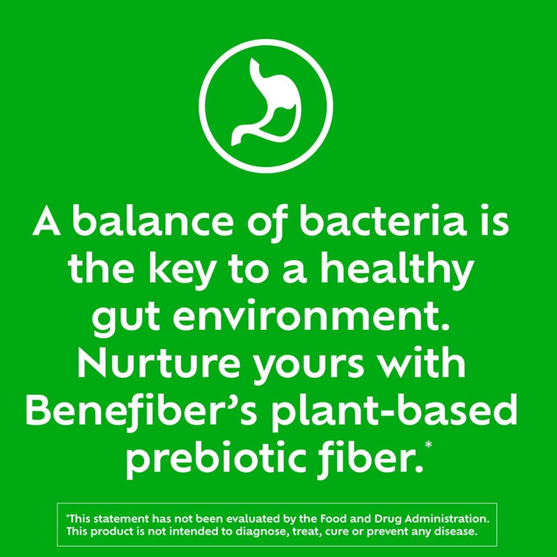 Benefiber suplemento de fibra prebiótica 84 CAPLES