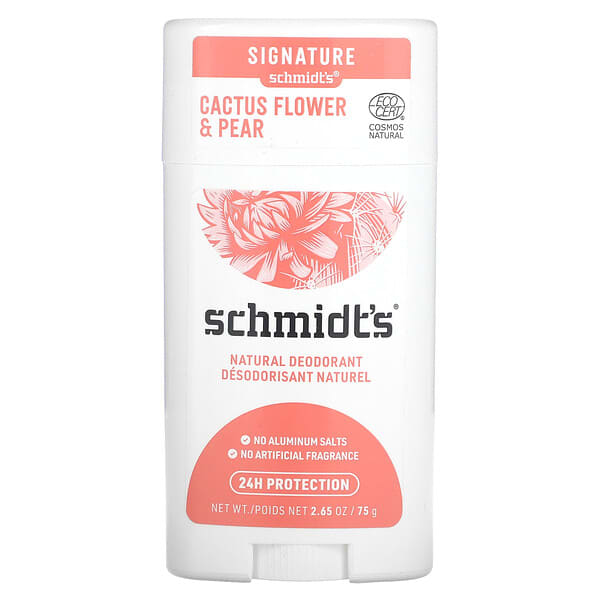 Schmidts Cactus Flower & Pear Deodorant 2.65Oz