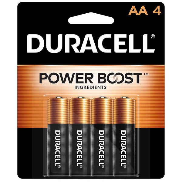 Duracell Coppertop Batteries AA4