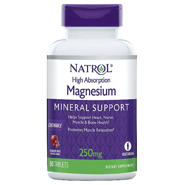 Natrol Magnesium 250 Mg Tablets 60ct