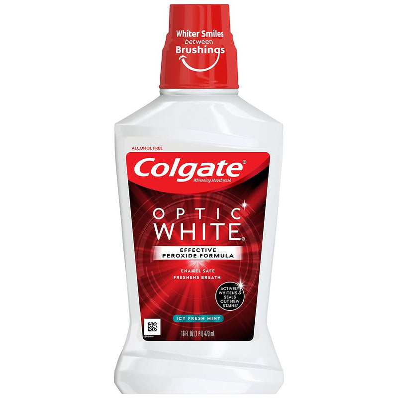 Colgate Optic White Mouthwash 16 Oz
