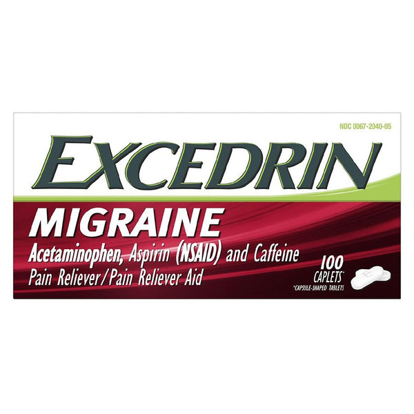 Excedrin Migraine Caplets 100ct