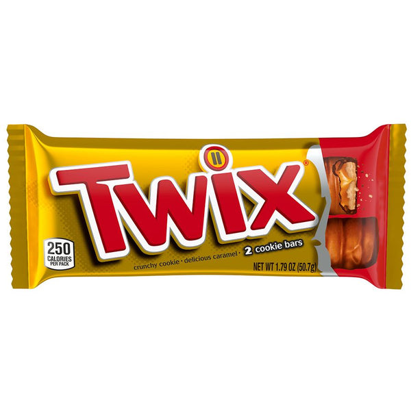 Twix Barras de galletas Caramelo 1.79 oz