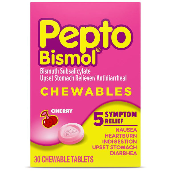 Pepto Bismol Cherry Chewable Tablets 30ct