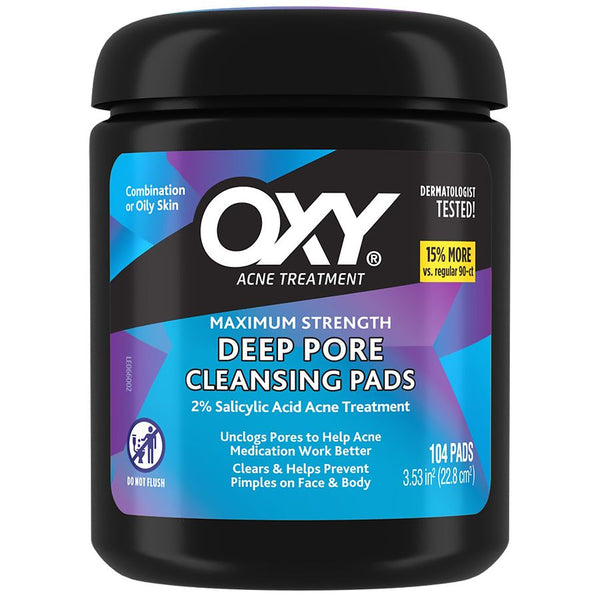 Oxy Daily Cleansing Pads máxima resistencia 90 almohadillas