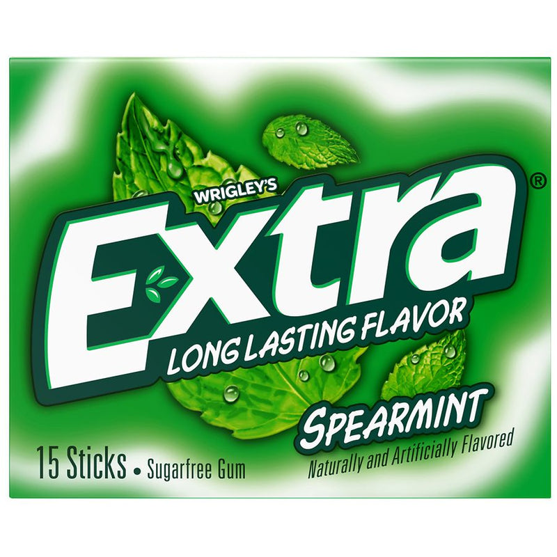 Extra Last Last Spearmint Gum 15ct