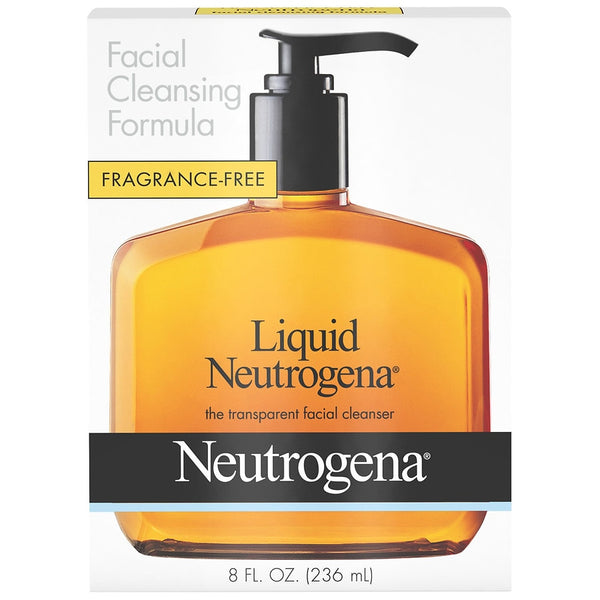 Neutrogena Liquid Facial Cleanser Fragance Free 8Oz