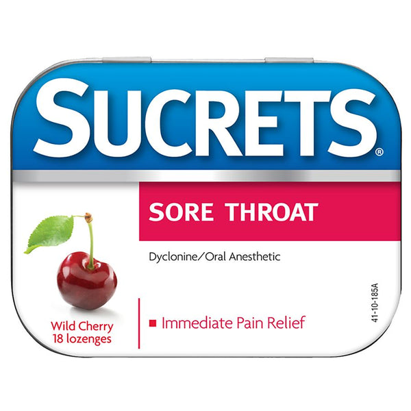 Sucrets Sore Throat Original Cherry Lozenges 18ct