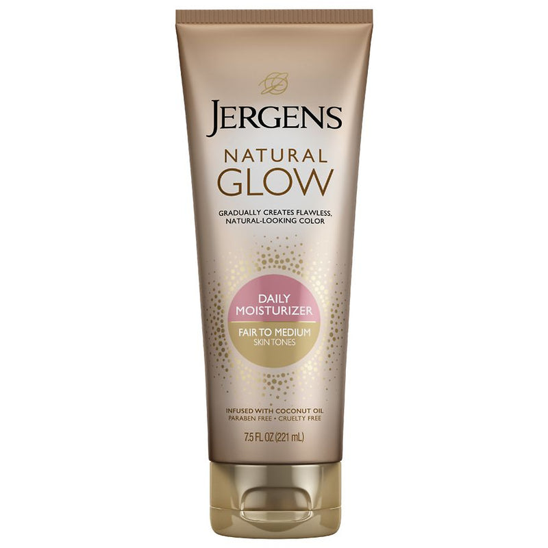 Jergens Natural Glow Fair tone de piel mediana 7.5 oz