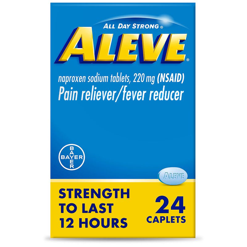 Caplets de 220 mg de Aleve 24CT