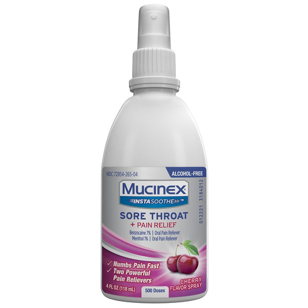 Mucinex Sore Throat Pain Relief 3.8Oz