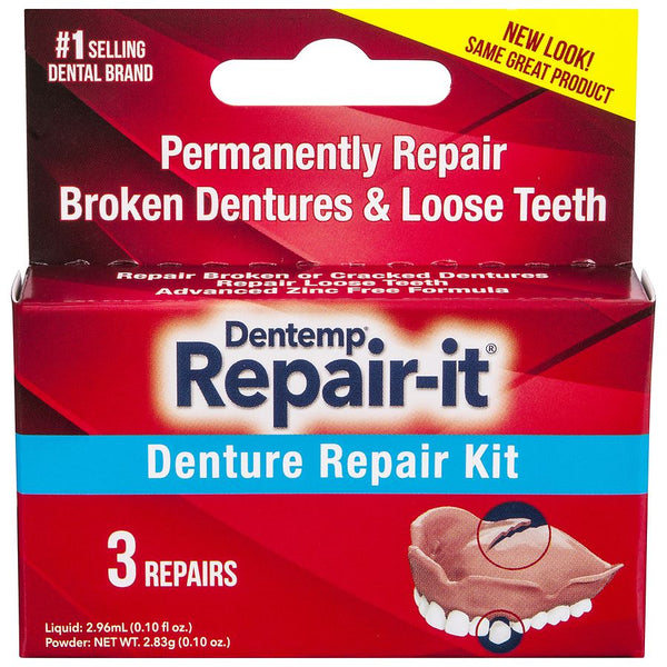 Dentemp Repair-It Denture Repair Kit 3ct