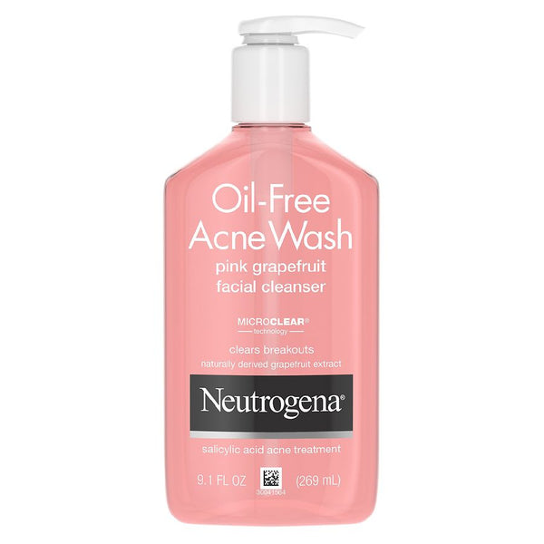 Neutrogena Oil Free Pink Grapefruit Acne Wash 9.1Oz