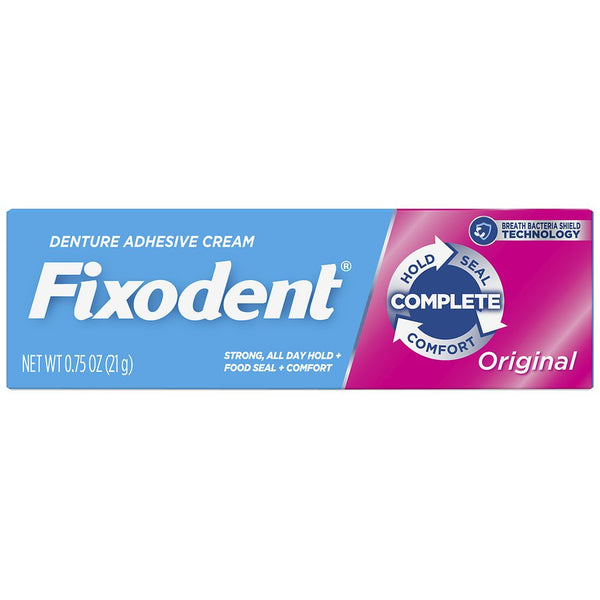 Fixodent Original Denture Adhesive Cream Original 0.75Oz