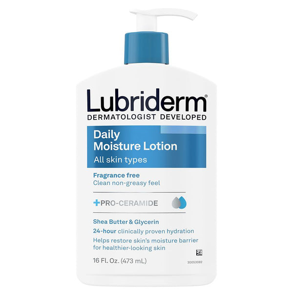 Lubriderm Daily Moisture Lotion Unscented 16Oz