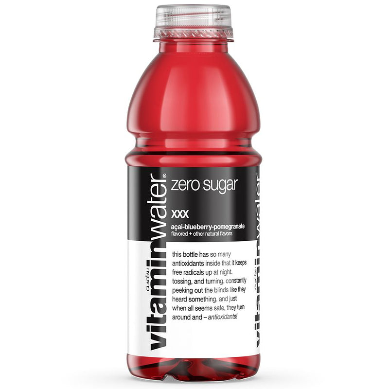 Vitamin Water Zero XXX ACAI BRUELLE POMEGRANATE 20Z