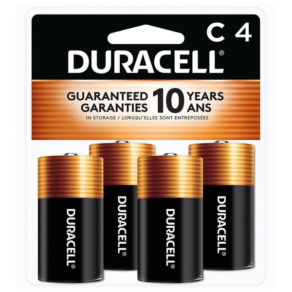 Duracell Long Lasting C4 Batteries 4ct