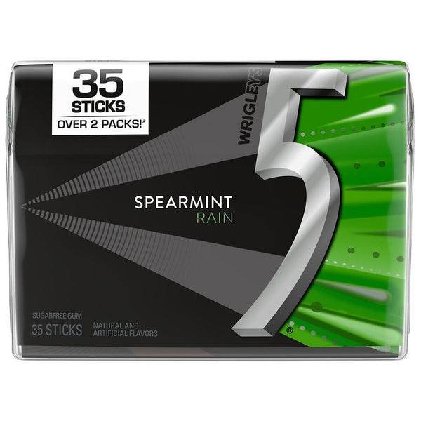 Wrigley's 5 Spearmint Rain Gum 35ct