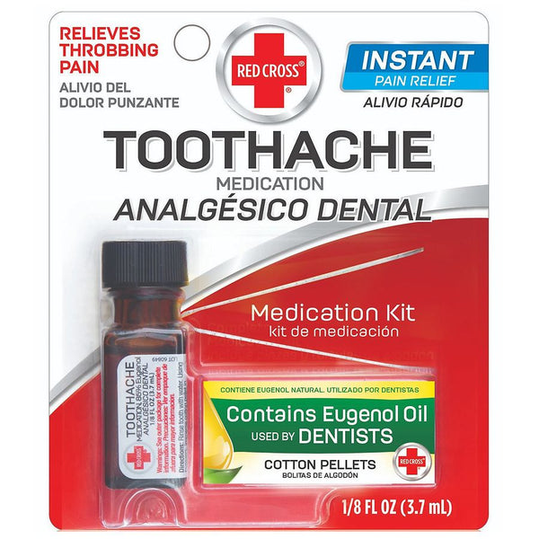 Red Cross Toothache Medication Drops 3.7ml