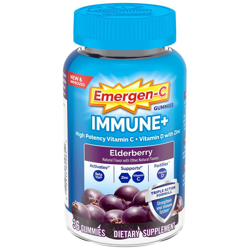 Emergen-C inmune+ gommies de sailberry 36ct