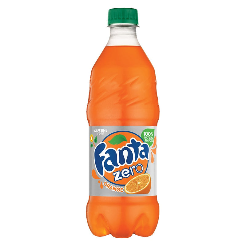 Fanta Zero Orange Soda 20Oz