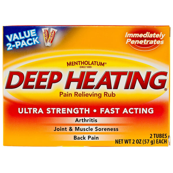 Mentholatum Deep Heating Ultra Strength Pain Relief Rub 2Oz