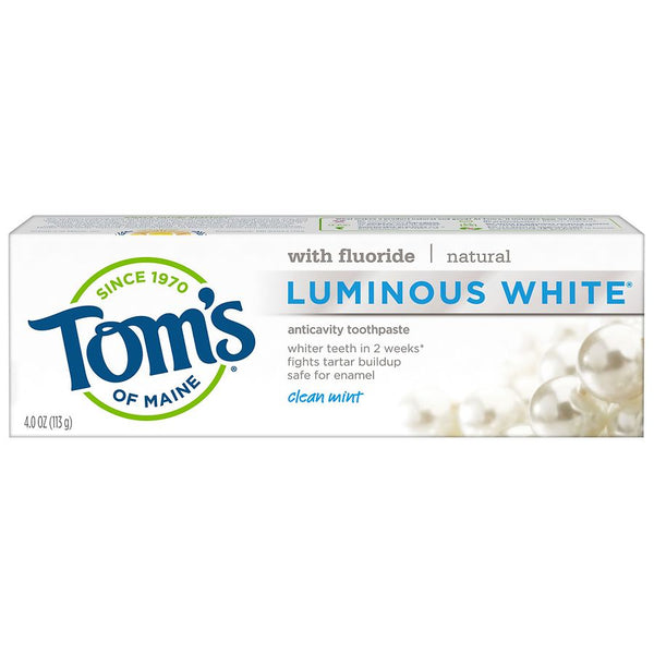 Toms Rapid Relief Sensitive Luminous White Mint 4Oz