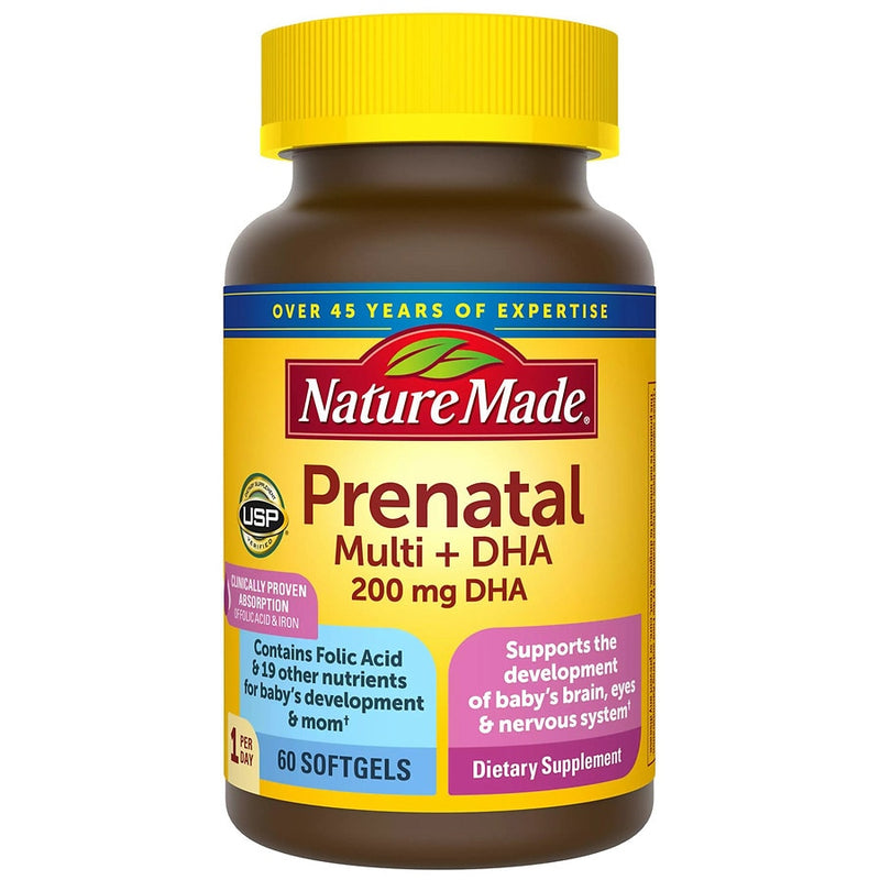 Nature Made Prenatal Folic Acid Softgels 60ct
