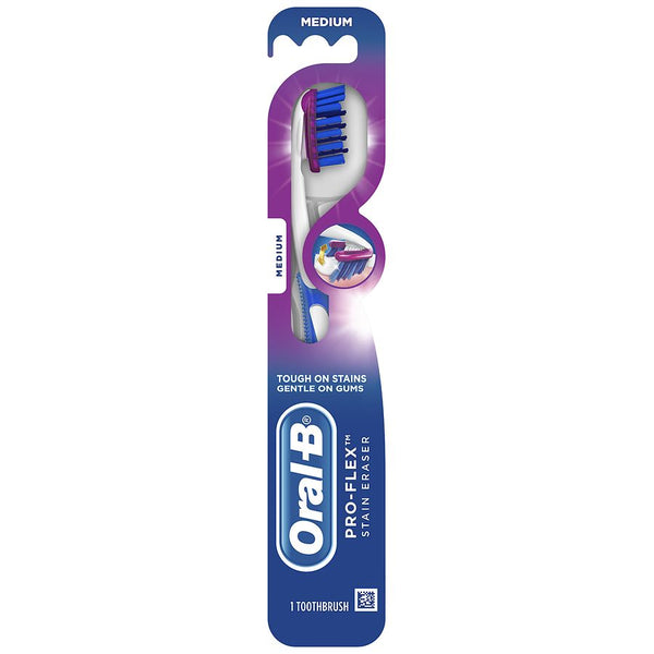 Oral-B Pro-Flex Stain Eraser Manual Toothbrush Medium