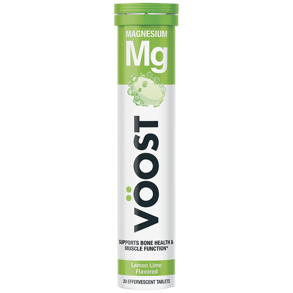 Voost Magnesium Mg Lemon Lime Effervescent 20 Tablets