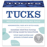 Tucks almohadillas hemorroidales medicadas 100ct