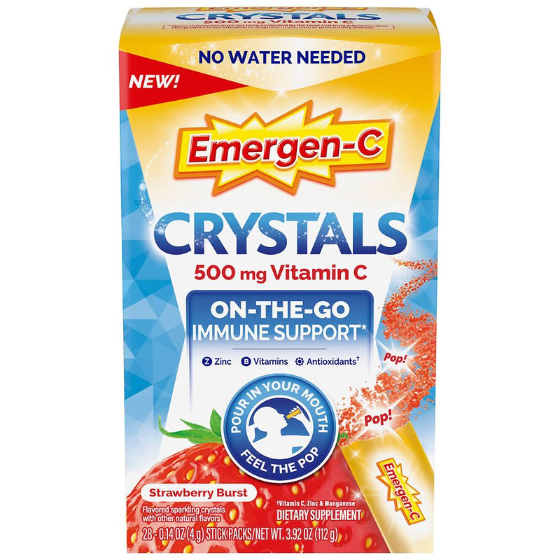 Crystal emergen-C en el paquete Go 28CT