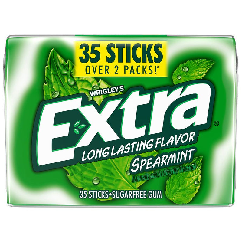 Extra Long Last Spearmint azúcar goma 35ct 35ct