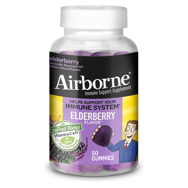 Airborne Elderberry Immune System Gummies 50ct