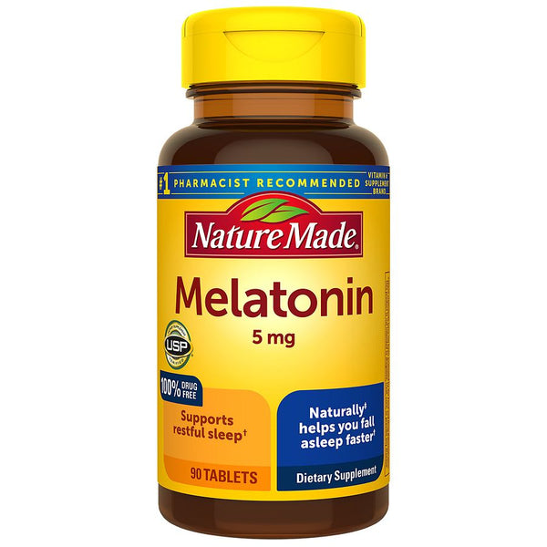 Nature Made Melatonin 5mg Tablets 90ct