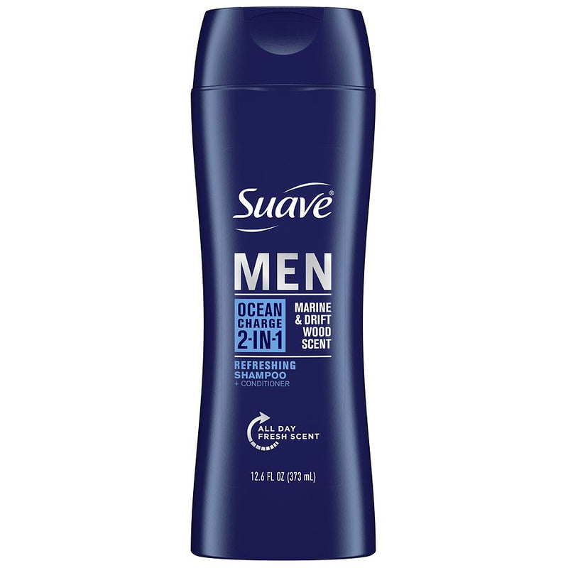 Suave para hombres Champú y acondicionador 2 en 1 14.5oz