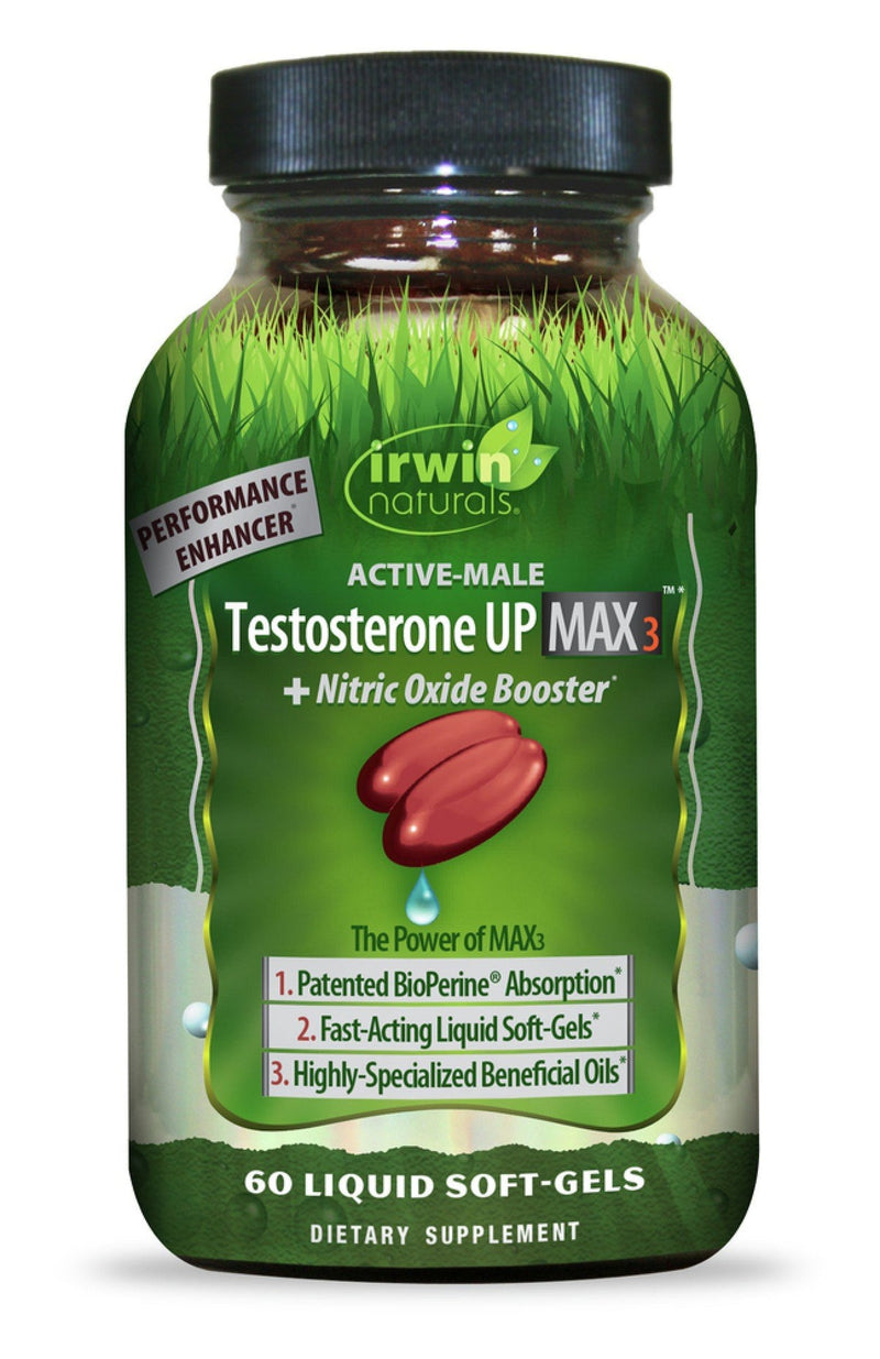 Irwin testosterona up max líquido softgels 60ct