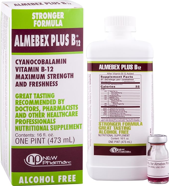 New Pharma Almebex Plus B12 8oz