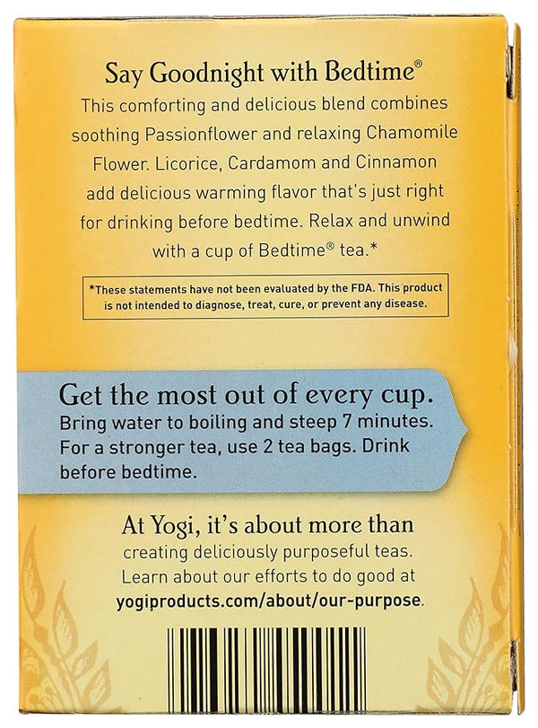 Yogi Bedtime Tea Bags 16ct