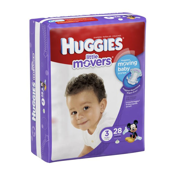 Huggies Little Movers Diapers Size 3 28ct
