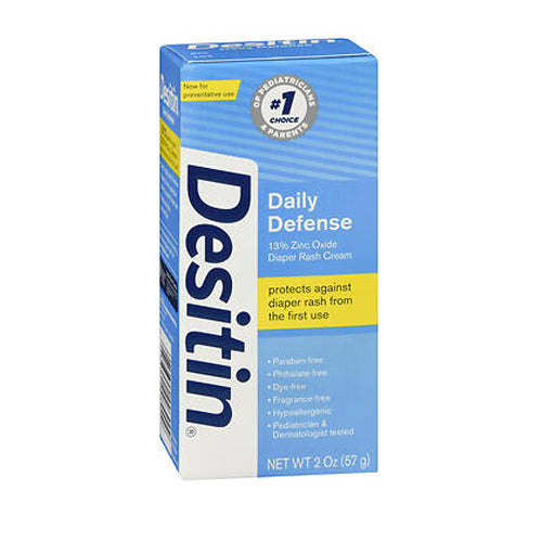 Desitin pañal sarpullido crema de óxido de zinc 2oz